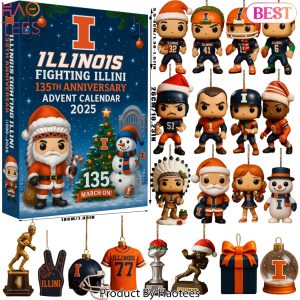 Illinois Fighting Illini 135th Anniversary 2025 Advent Calendar