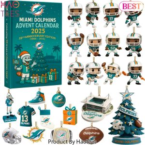 Miami Dolphins Advent Calendar 2025