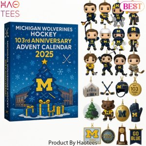 Michigan Wolverines Hockey 103rd Anniversary 2025 Advent Calendar