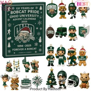 Ohio Bobcat 131 Years 1894-2025 Forever A Bobcat Advent Calendar