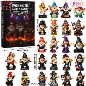 Rock Music Garden Dwarf Advent Calendar 2025