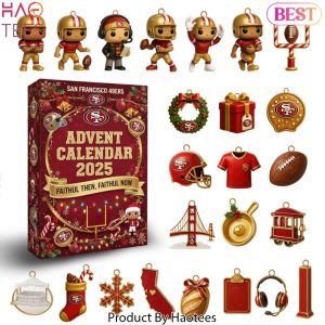 San Francisco 49ers Faithul Then Faithul Now 2025 Advent Calendar