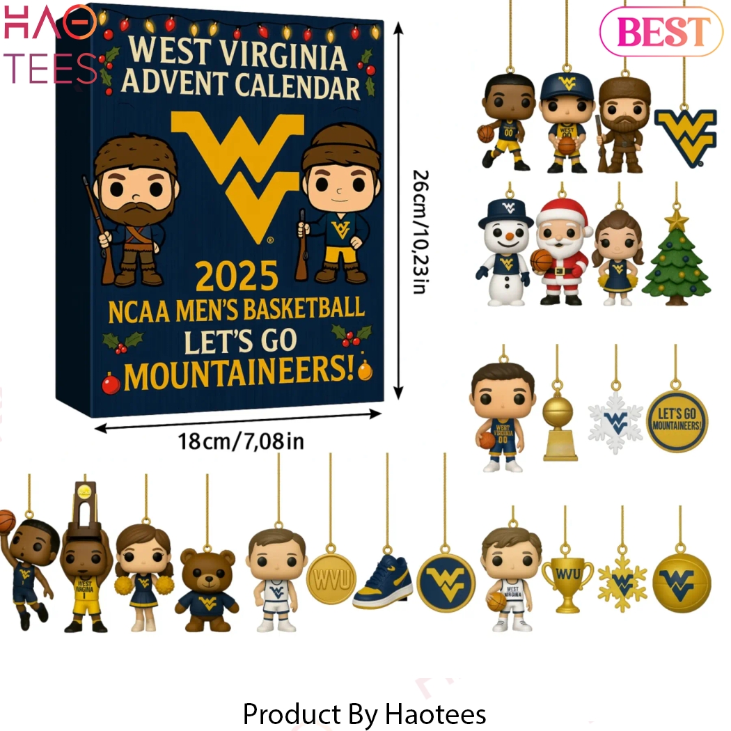 West Virginia Mountaineers 2025 Men Basketball Advent Calendar West Virginia Mountaineers 2025 Men Basketball Advent Calendar