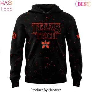 2025 Texas Tech Red Raiders x Stranger Things Hoodie