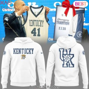 2026 Kentucky Wildcats Men Basketball Throwback 1996 White Hoodie