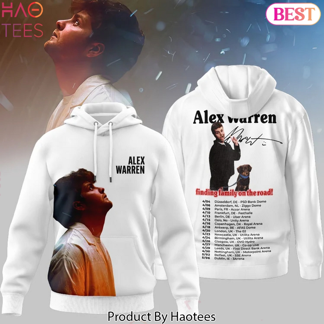 Alex Warren Finding Family On The Road Signature Hoodie Alex Warren Finding Family On The Road Signature Hoodie