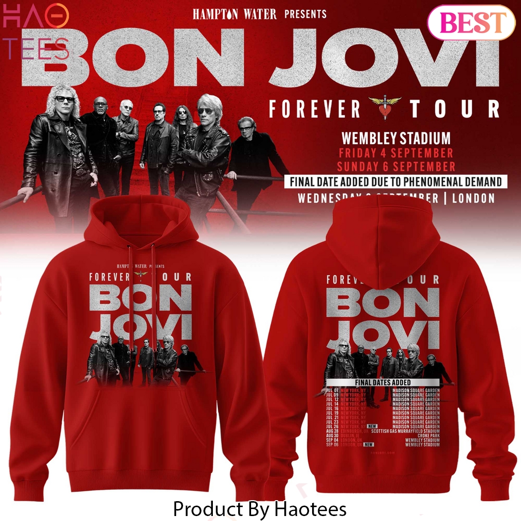 Bon Jovi Forever Tour 2026 Hoodie Bon Jovi Forever Tour 2026 Hoodie