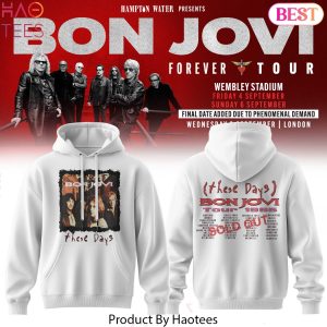 Bon Jovi Forever Tour 2026 These Days Hoodie