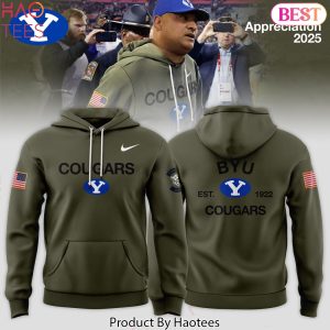 BYU Cougars 2025 Military Appreciation Hoodie