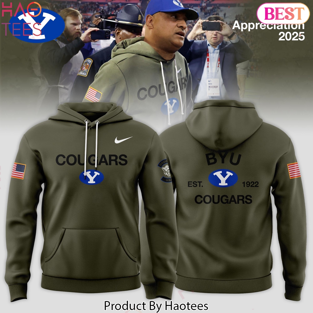 BYU Cougars 2025 Military Appreciation Hoodie BYU Cougars 2025 Military Appreciation Hoodie