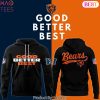 Chicago Bears Good. Better. Best Hoodie – Black
