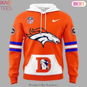 Denver Broncos Throwback 1977 Orange Hoodie