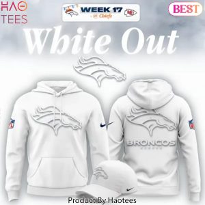 Denver Broncos White Out Hoodie