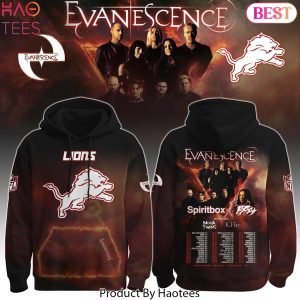 Detroit Lions x Evanescence Tour Hoodie