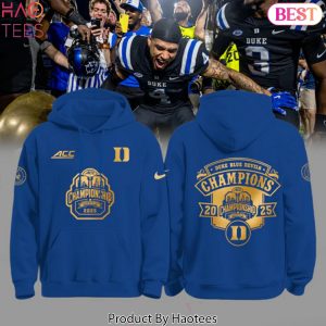 Duke Blue Devils 2025 ACC Champions Hoodie