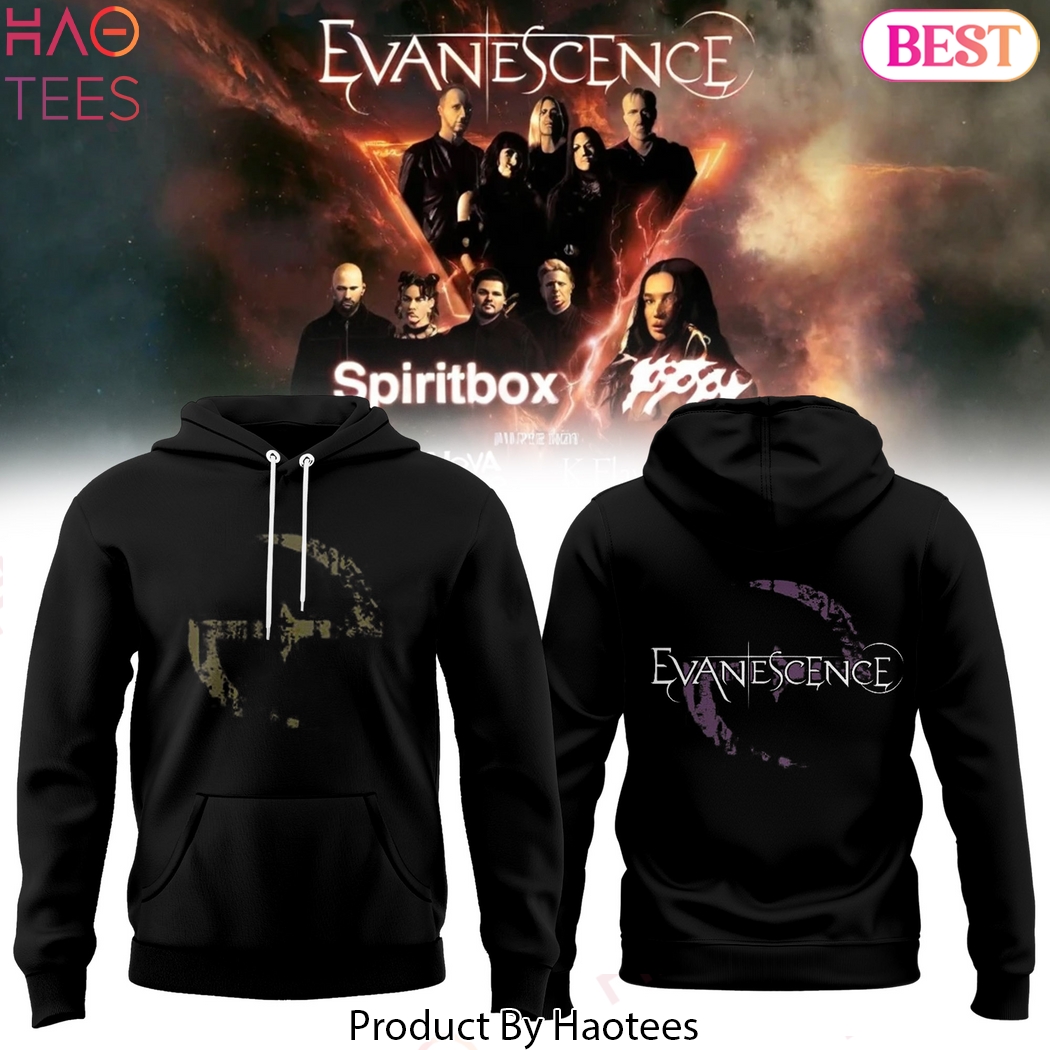 Evanescence 2026 World Tour Hoodie - Black Evanescence 2026 World Tour Hoodie - Black