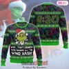 Grinch Smoked All The Who Hash Ugly Christmas Sweater