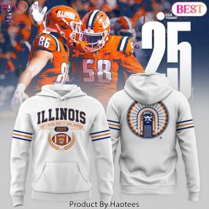 Illinois Fighting Illini Liberty Mutual Music City Bowl Champions 2025 Hoodie – White