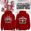 Indiana Hoosiers 2025 Big Ten Football Conference Champions Hoodie