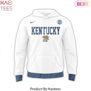 Kentucky Wildcats Basketball White Hoodie