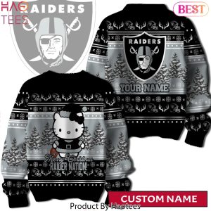 Las Vegas Raiders Merry Christmas HK Ugly Sweater