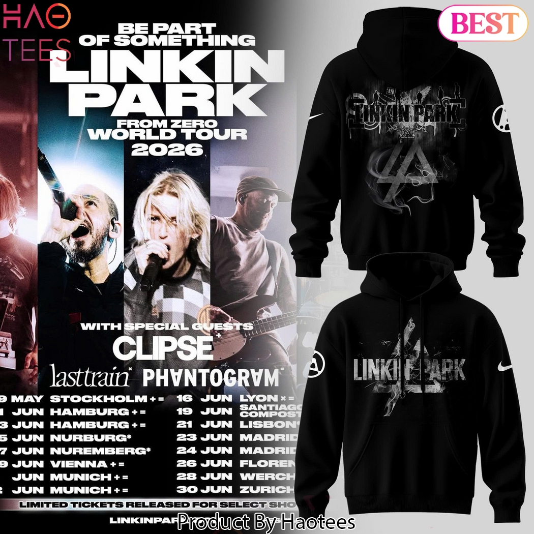 Linkin Park From Zero World Tour 2026 Black Hoodie Linkin Park From Zero World Tour 2026 Black Hoodie