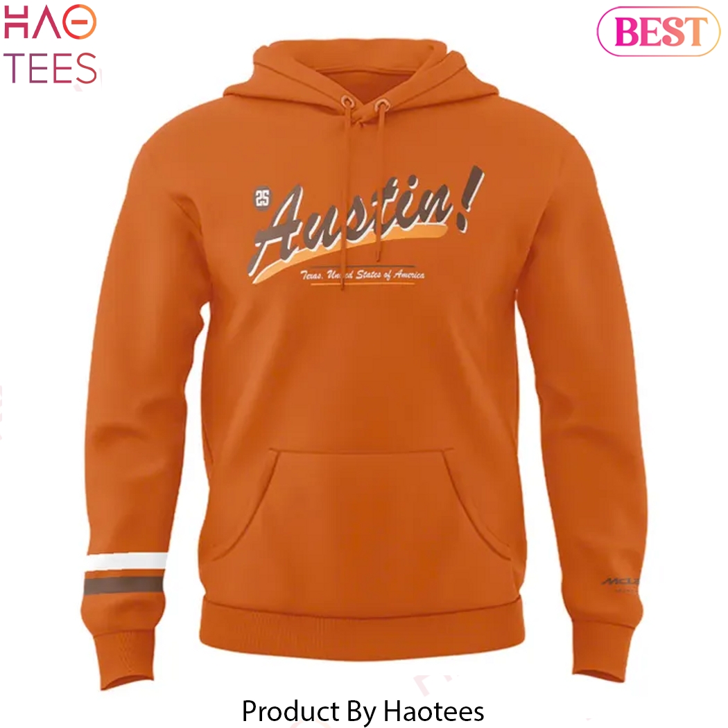 McLaren Lando Norris Championship Winners Burnt Orange Hoodie McLaren Lando Norris Championship Winners Burnt Orange Hoodie