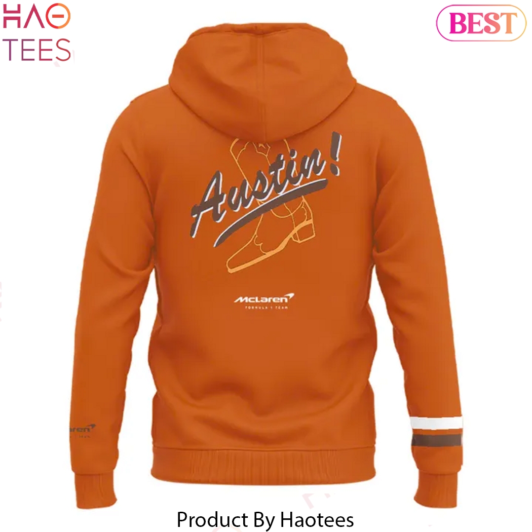 McLaren Lando Norris Championship Winners Burnt Orange Hoodie McLaren Lando Norris Championship Winners Burnt Orange Hoodie