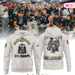 Navy Midshipmen Champions Cic Trophy Back To Back Hoodie
