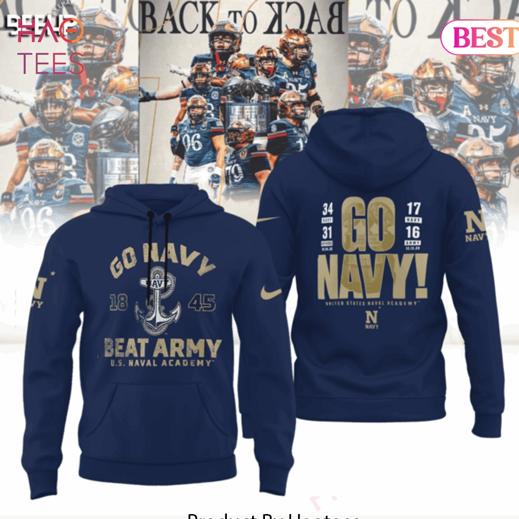 Navy Midshipmen Champions Cic Trophy Go Navy Hoodie Navy Midshipmen Champions Cic Trophy Go Navy Hoodie