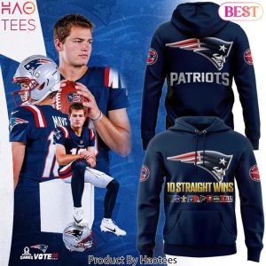 New England Patriots 10 Straight Wins Hoodie