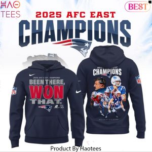 New England Patriots 2025 AFC East Division Champions Hoodie