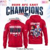 New England Patriots 2025 AFC East Division Champions Hoodie