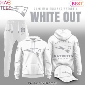 New England Patriots 2026 White Out Hoodie