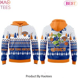 New York Knicks 2025 Christmas Grinch Hoodie