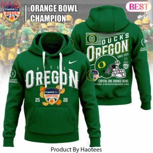 Oregon Ducks Orange Bowl Champions Hoodie