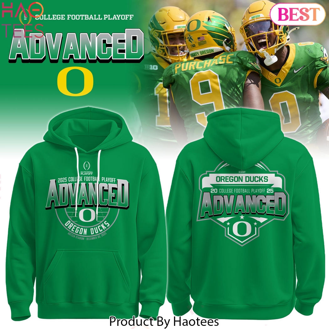 Oregon Ducks Football x Elevate Your Playoff Game-Day Hoodie Oregon Ducks Football x Elevate Your Playoff Game-Day Hoodie