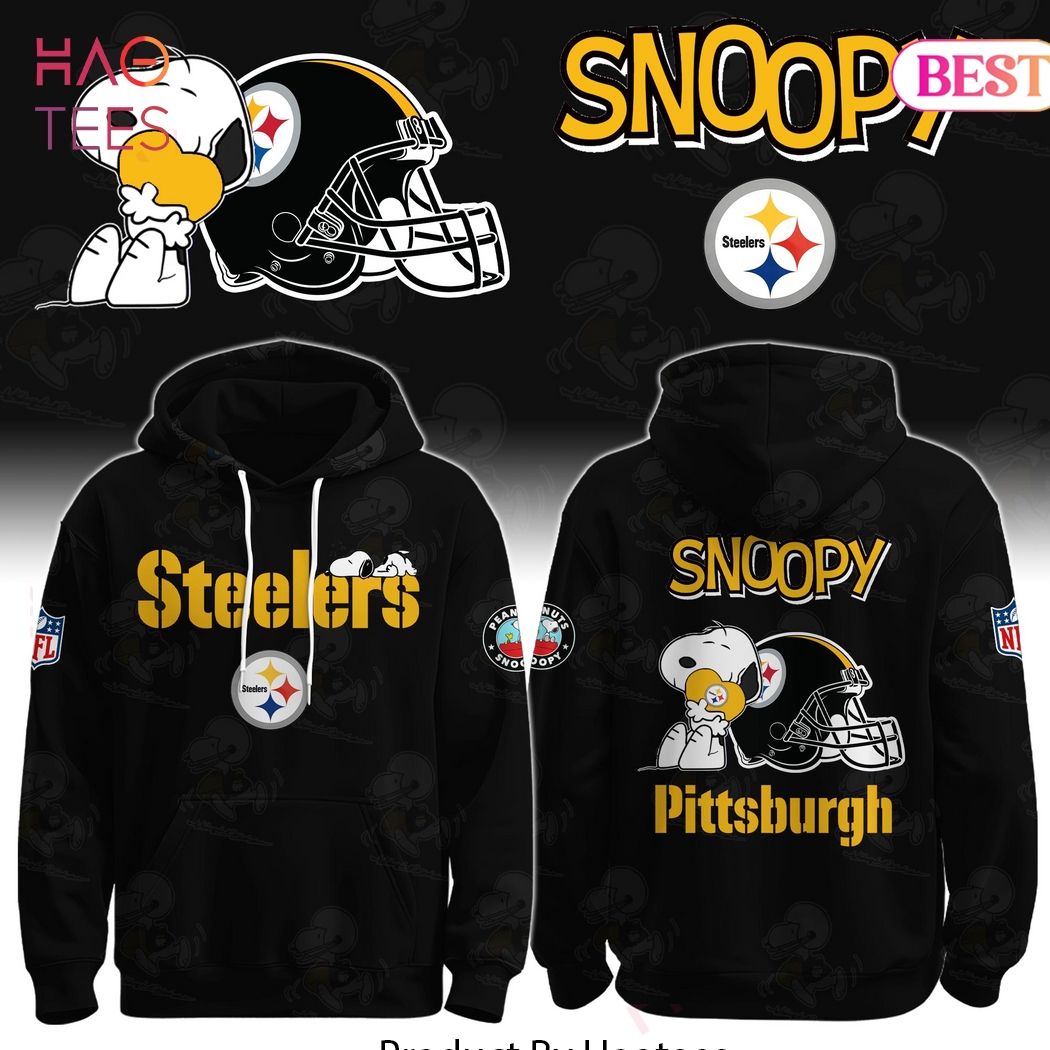 P Steelers Football x Snoopy Hoodie P Steelers Football x Snoopy Hoodie