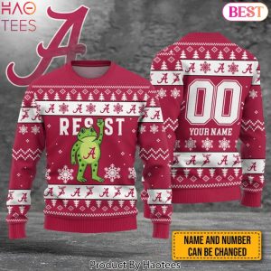 Personalized Alabama Crimson Tide Resist Ugly Sweater