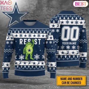 Personalized Dallas Cowboys Resist Ugly Sweater