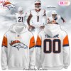 Personalized Denver Broncos Summit White Hoodie