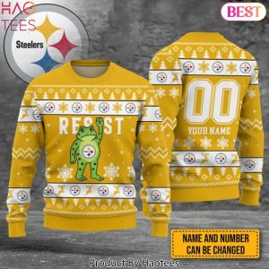 Personalized Pittsburgh Steelers Resist Ugly Sweater