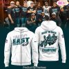 Philadelphia Eagles 2025 NFC East Division Champions Back To Back Hoodie – Green