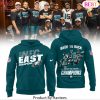 Philadelphia Eagles 2025 NFC East Division Champions Back To Back Hoodie – Black