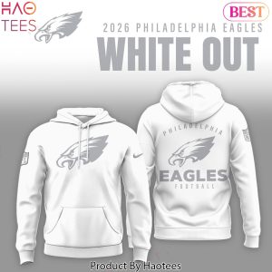 Philadelphia Eagles 2026 White Out Hoodie