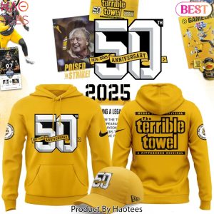 Pittsburgh Steelers 50th Anniversary Of The Terrible Towel Hoodie