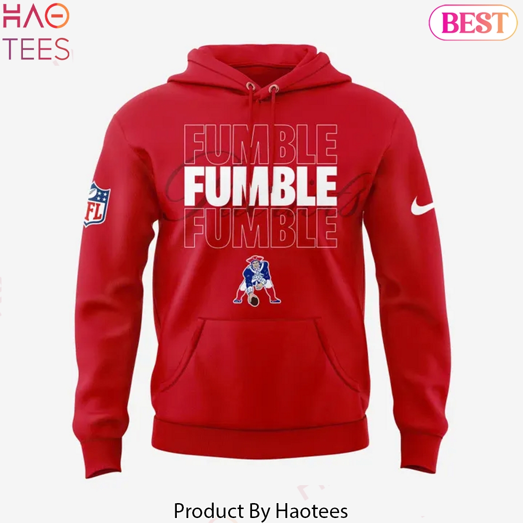 Red New England Patriots Team Authentic Logo Hoodie Red New England Patriots Team Authentic Logo Hoodie