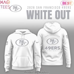 San Francisco 49ers 2026 White Out Hoodie