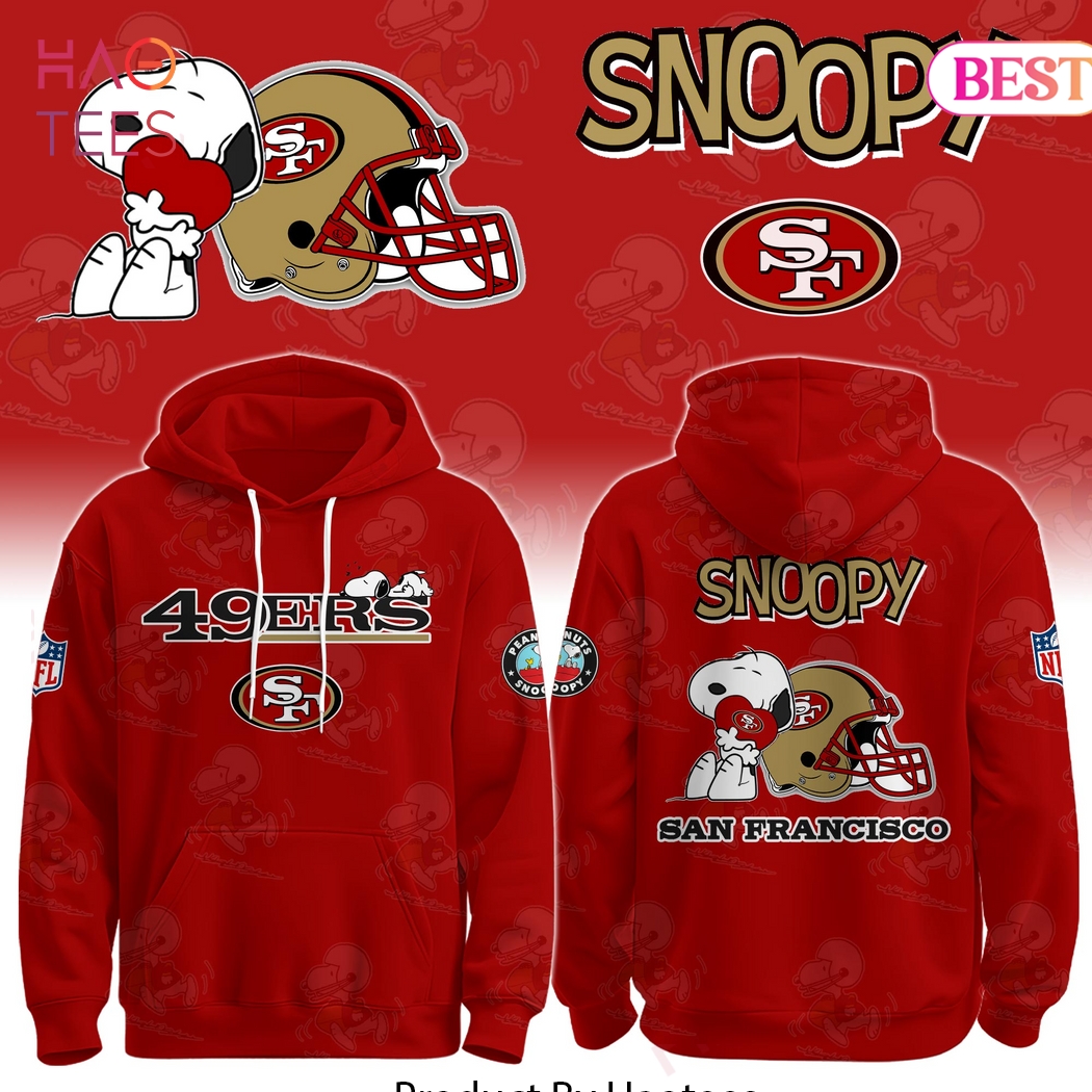 SF 49ers Football x Snoopy Hoodie SF 49ers Football x Snoopy Hoodie