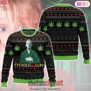 Stoned Alone Ugly Christmas Sweater